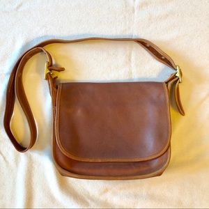 Vintage Coach leather crossbody bag